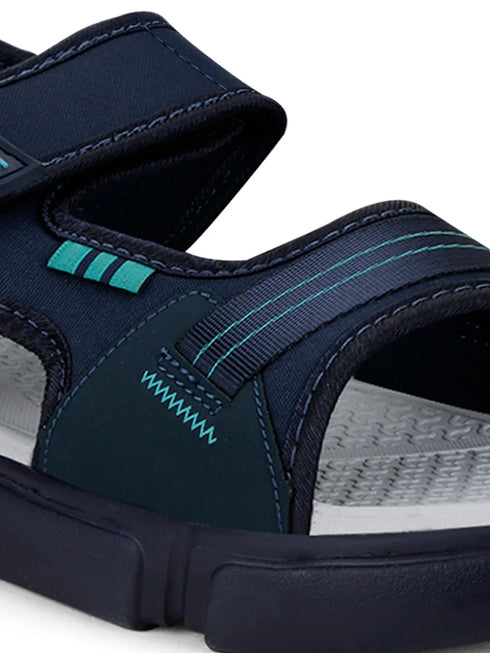 3K-SD-057B Navy Men's Sandals